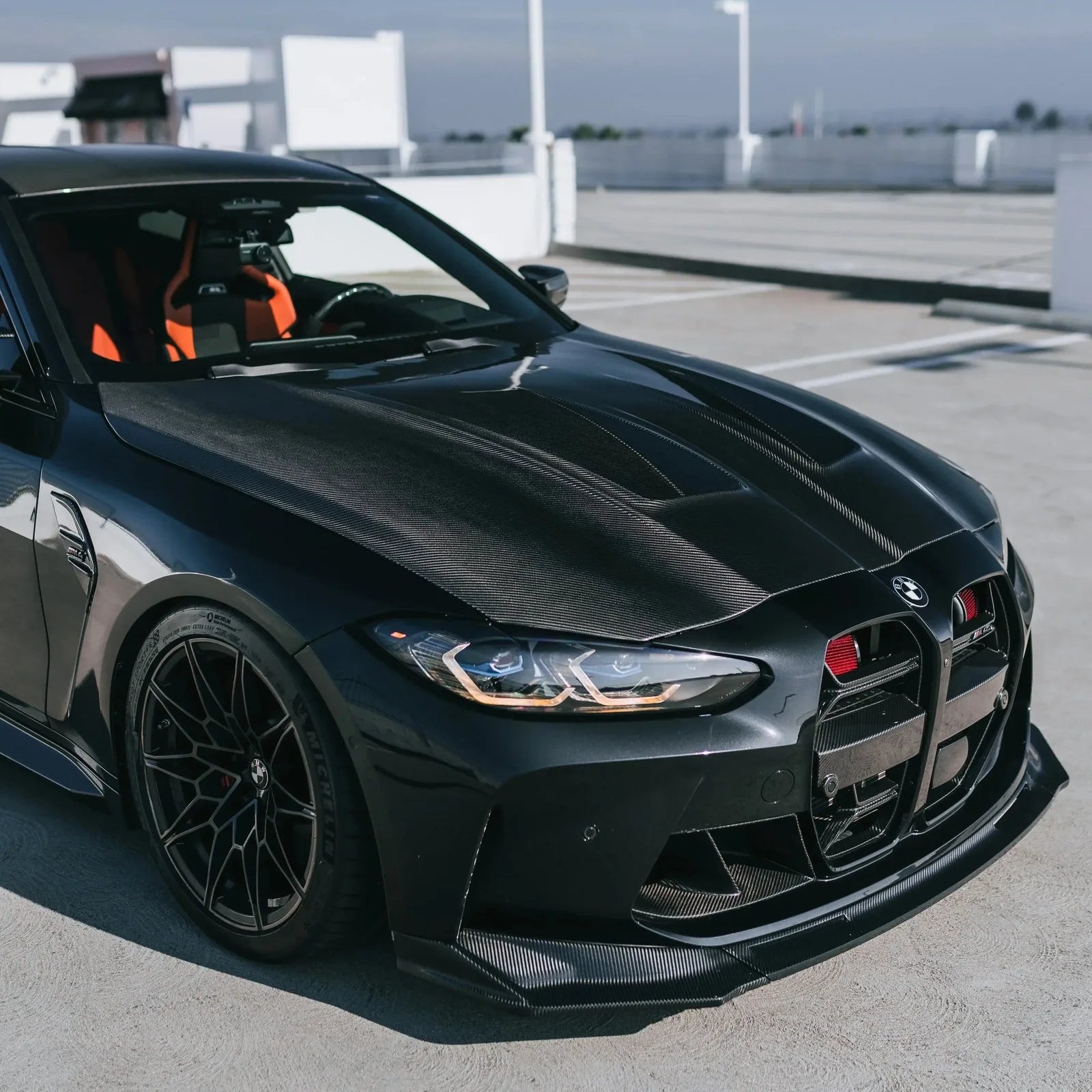 AN Style Carbon Fiber Front Hood - BMW G80 M3 & G82 / G83 M4