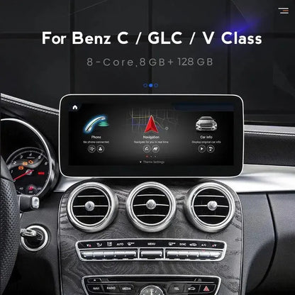Apple CarPlay & Android Auto Android Screen Upgrade - Mercedes Benz C Class W205 / GLC Class X253