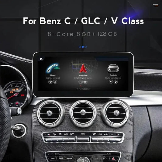 Apple CarPlay & Android Auto Android Screen Upgrade - Mercedes Benz C Class W205 / GLC Class X253