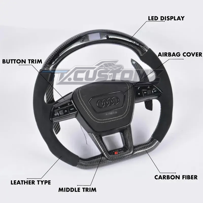 AUDI RS6 STYLE CUSTOMIZABLE STEERING WHEEL