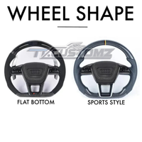 AUDI RS6 STYLE CUSTOMIZABLE STEERING WHEEL