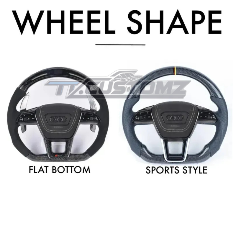 AUDI RS6 STYLE CUSTOMIZABLE STEERING WHEEL
