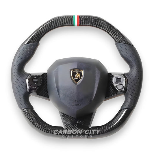 LAMBORGHINI AVENTADOR STYLE CUSTOMIZABLE STEERING WHEEL
