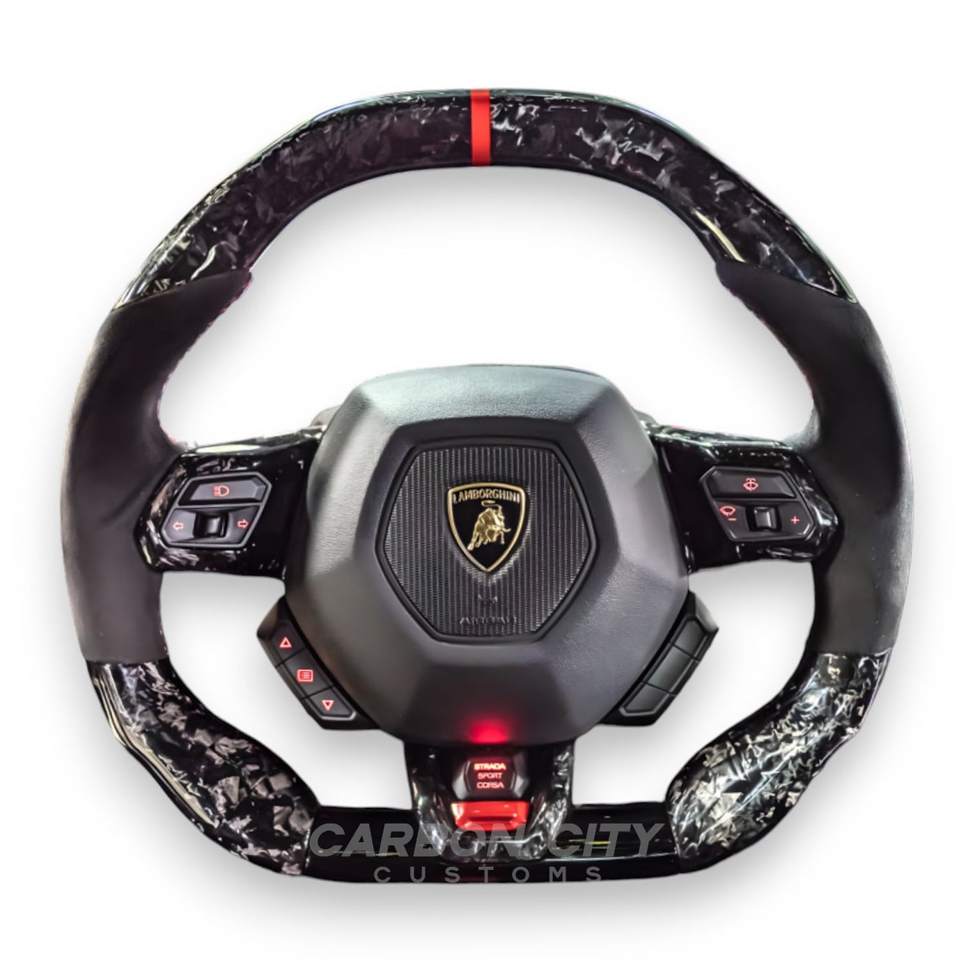 LAMBORGHINI HURACÁN STYLE CUSTOMIZABLE STEERING WHEEL