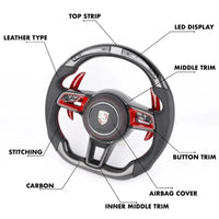 PORSCHE CUSTOMIZABLE STEERING WHEEL
