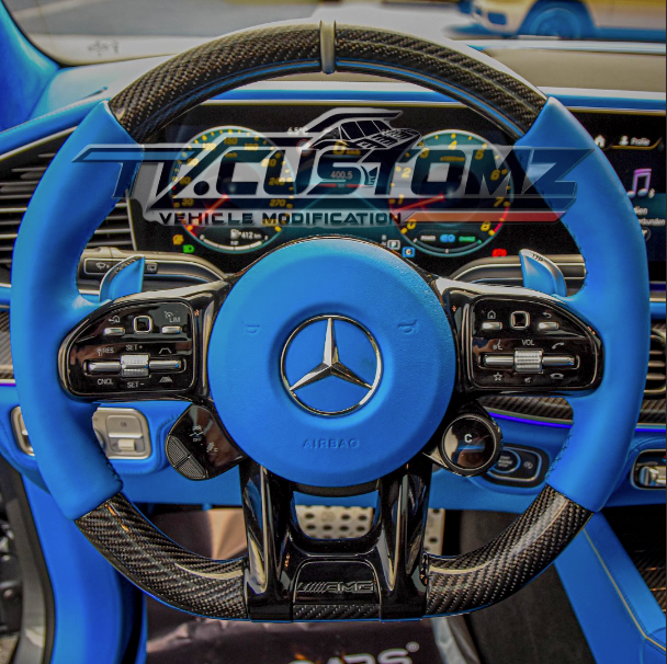 MERCEDES-BENZ (S class 2006) CUSTOMISED STEERING WHEEL