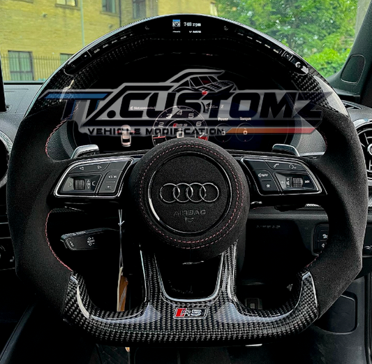 AUDI RS STYLE CUSTOMIZABLE STEERING WHEEL