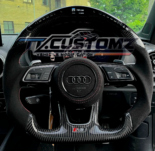 AUDI RS STYLE CUSTOMIZABLE STEERING WHEEL