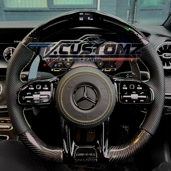 MERCEDES-BENZ 2020 AMG PERFORMANCE STYLE CUSTOMIZABLE STEERING WHEEL (FITS 2010+ ALL MODELS) — view 2