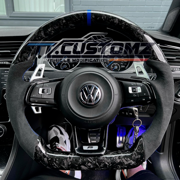 VOLKSWAGEN GOLF MK7 / MK7.5 STYLE CUSTOMIZABLE STEERING WHEEL — view 2