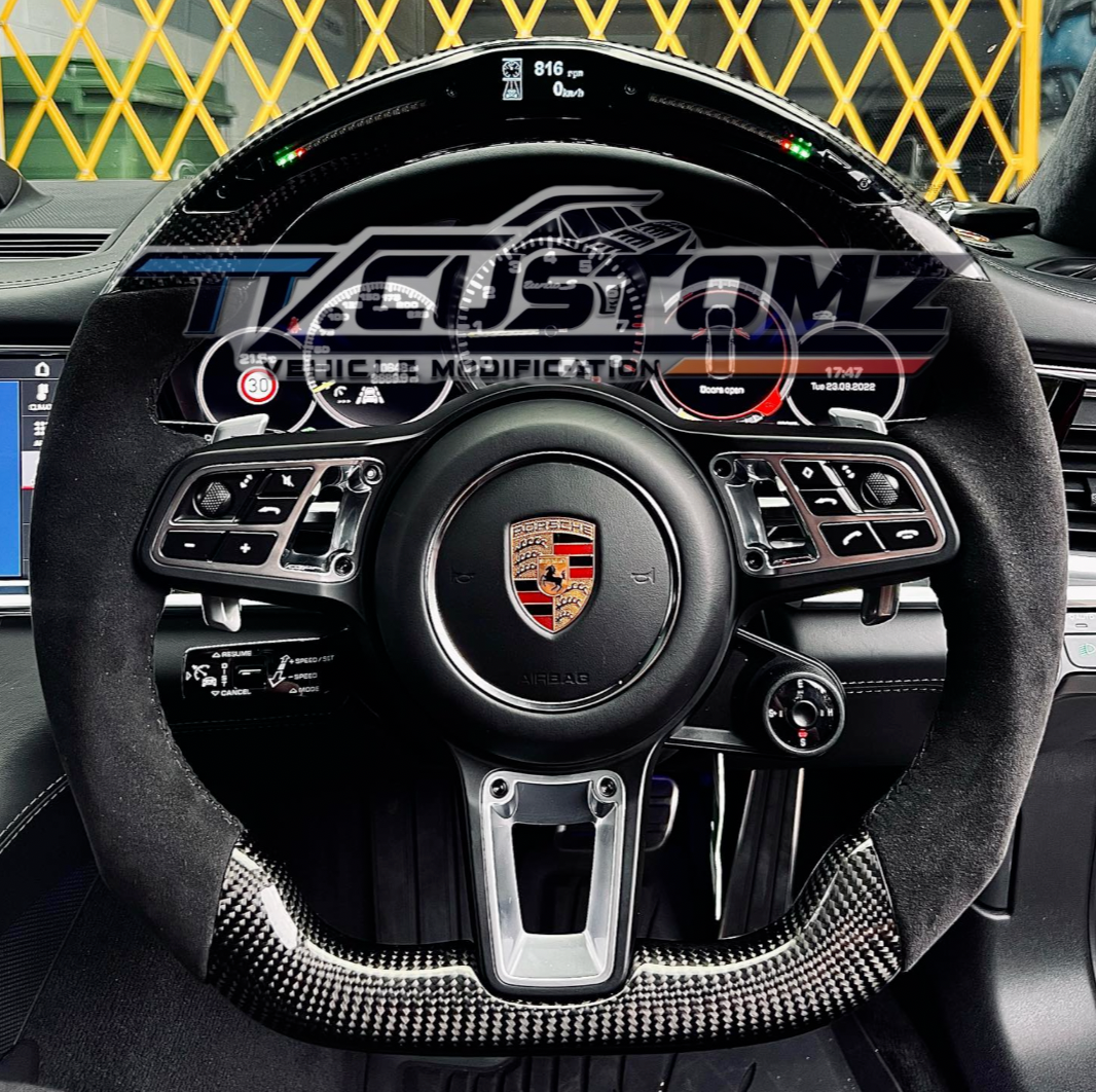 PORSCHE CUSTOMIZABLE STEERING WHEEL