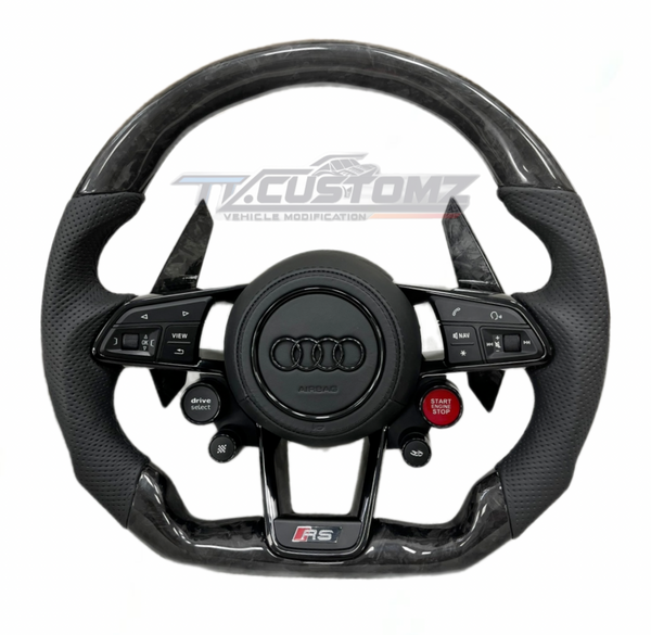 Audi R8/TT Style Customizable Steering Wheel (Fits 2010+ All Models)