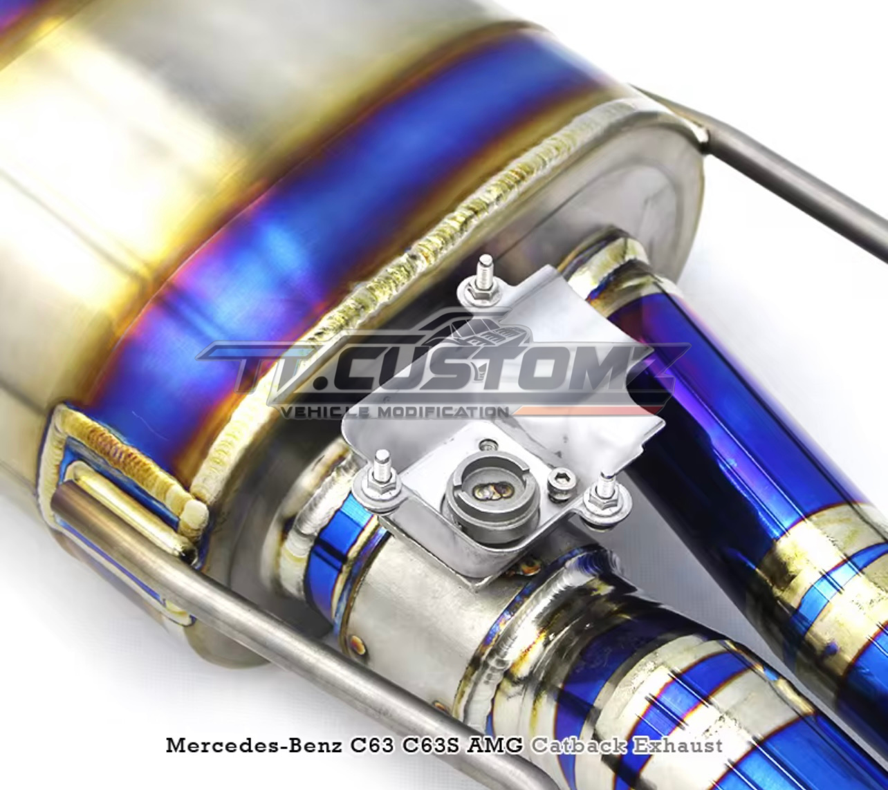 Mercedes C63/C63S W205 CAT-BACK EXHAUST SYSTEM (VALVETRONIC) TITANIUM/ STAINLESS STEEL