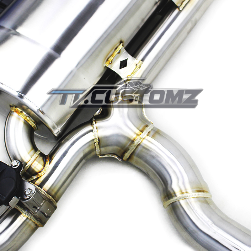 Mercedes A45/ A45S W177 CAT-BACK EXHAUST SYSTEM (VALVETRONIC) TITANIUM / STAINLESS STEEL