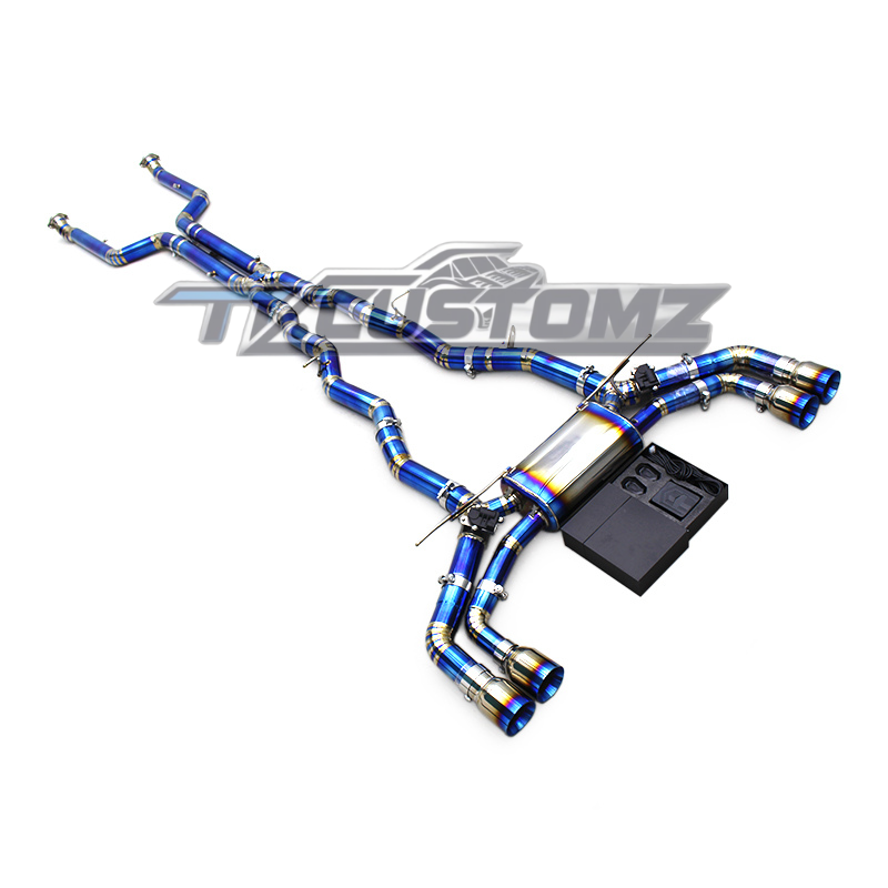 BMW M5 (G90,G99) CAT-BACK EXHAUST SYSTEM (VALVETRONIC) TITANIUM / STAINLESS STEEL