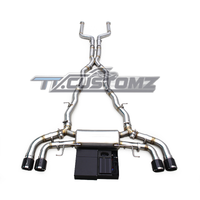 BMW M8 CAT-BACK EXHAUST SYSTEM (VALVETRONIC) TITANIUM / STAINLESS STEEL
