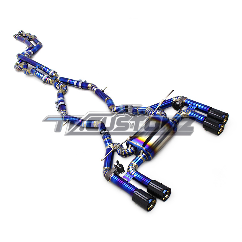 BMW M2C F87 CAT-BACK EXHAUST SYSTEM (VALVETRONIC) TITANIUM / STAINLESS STEEL