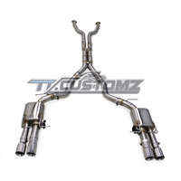 BMW M5/M6 E60 CAT-BACK EXHAUST SYSTEM (VALVETRONIC) TITANIUM / STAINLESS STEEL
