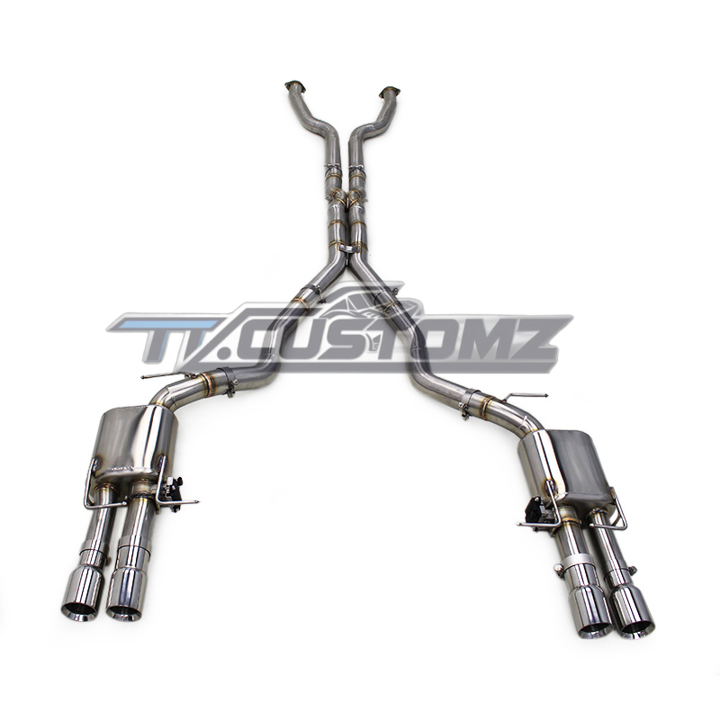 BMW M5/M6 E60 CAT-BACK EXHAUST SYSTEM (VALVETRONIC) TITANIUM / STAINLESS STEEL