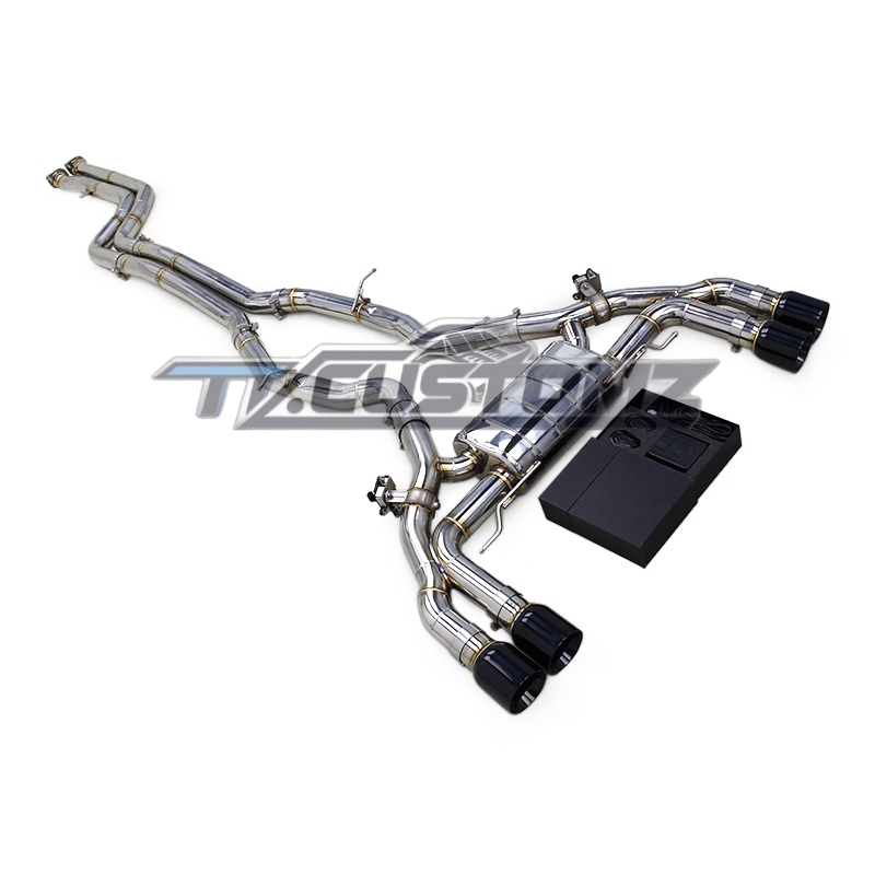 BMW X3M CAT-BACK EXHAUST SYSTEM (VALVETRONIC) TITANIUM / STAINLESS STEEL