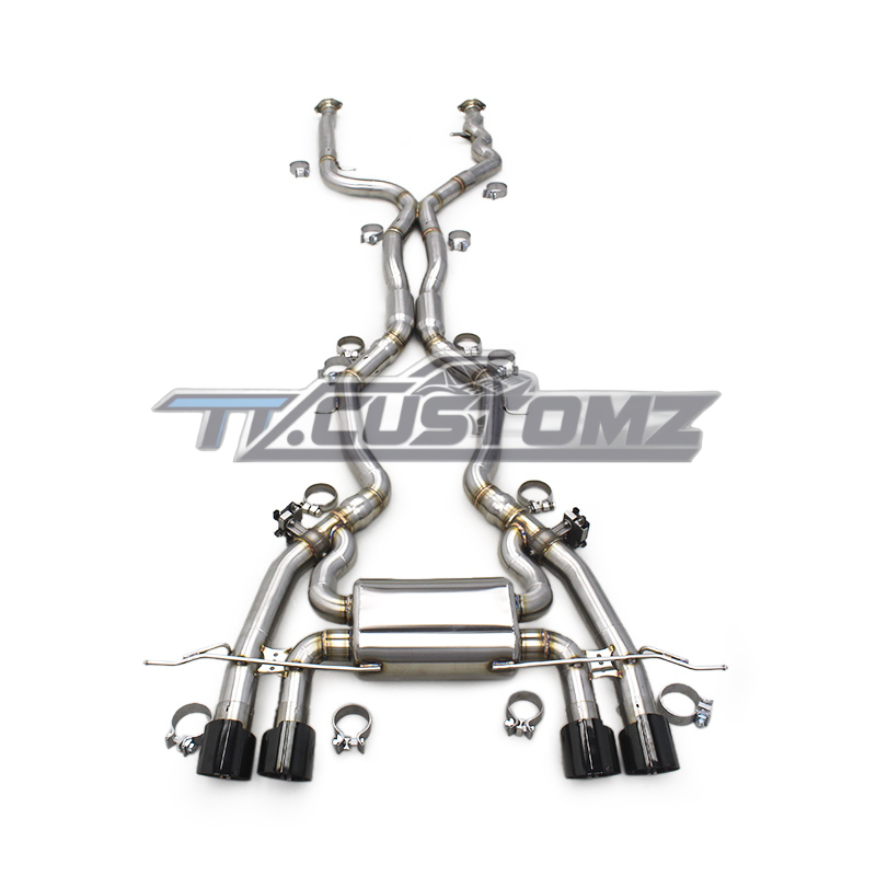 BMW M2 G87 CAT-BACK EXHAUST SYSTEM (VALVETRONIC) TITANIUM / STAINLESS STEEL