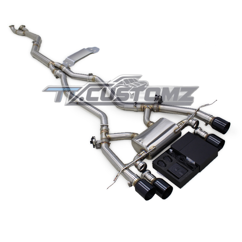 BMW M3/M4 G8X CAT-BACK EXHAUST SYSTEM (VALVETRONIC) TITANIUM / STAINLESS STEEL