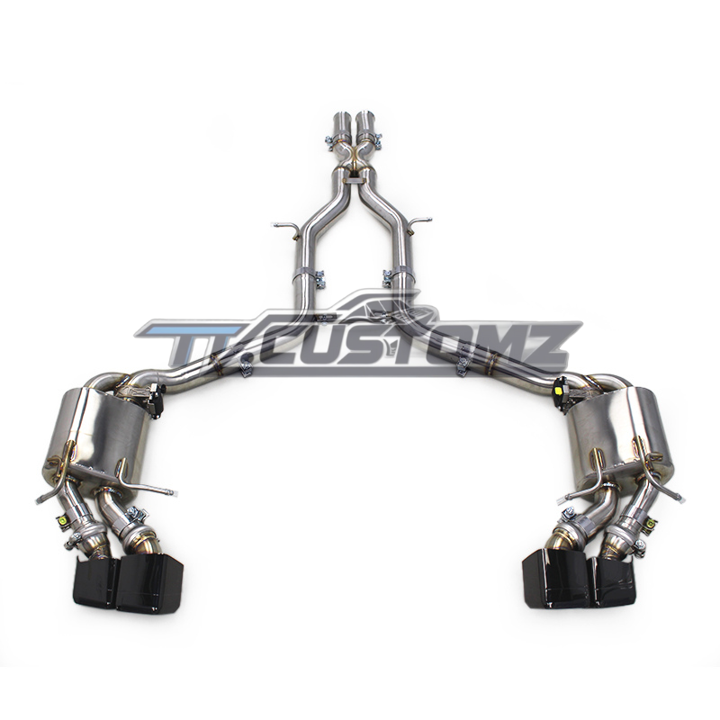 Mercedes C63 W204 VALVETRONIC CAT-BACK EXHAUST SYSTEM STAINLESS STEEL