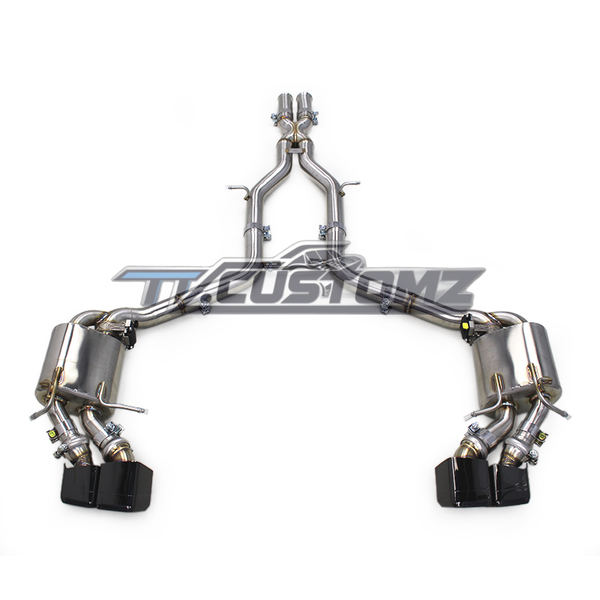 Mercedes C63 W204 VALVETRONIC CAT-BACK EXHAUST SYSTEM STAINLESS STEEL