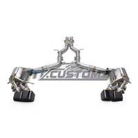 Mercedes C63 W204 VALVETRONIC CAT-BACK EXHAUST SYSTEM STAINLESS STEEL