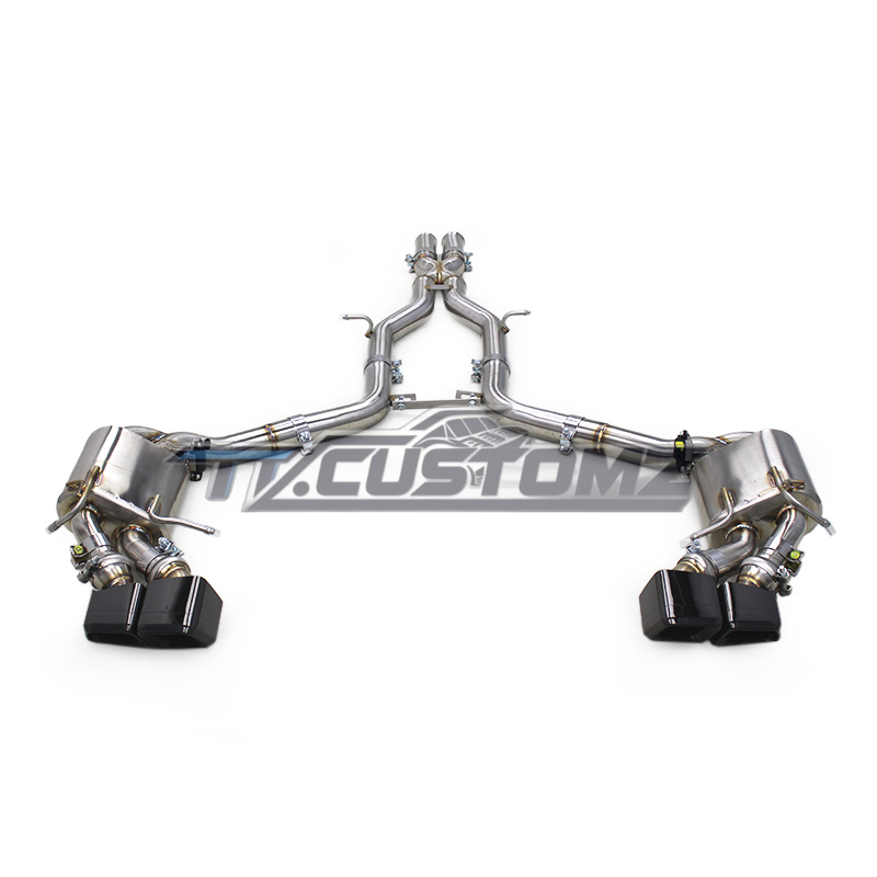 Mercedes C63 W204 VALVETRONIC CAT-BACK EXHAUST SYSTEM STAINLESS STEEL