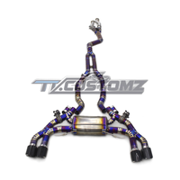 BMW X3M CAT-BACK EXHAUST SYSTEM (VALVETRONIC) TITANIUM / STAINLESS STEEL