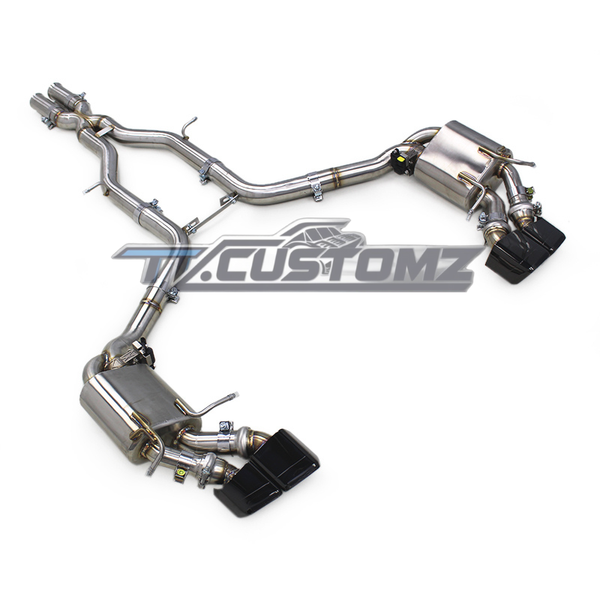 Mercedes C63 W204 VALVETRONIC CAT-BACK EXHAUST SYSTEM STAINLESS STEEL — view 2