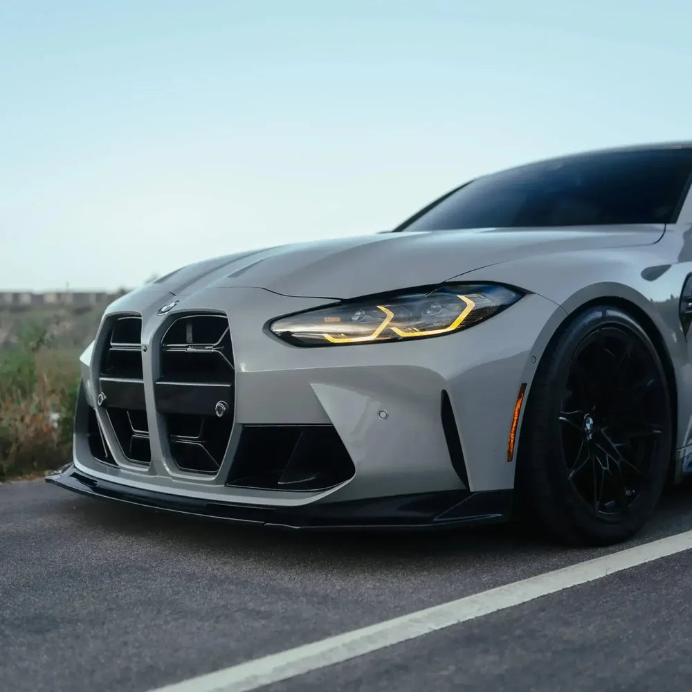 V Style Carbon Fiber Front Lip - BMW G80 M3 & G82/G83 M4