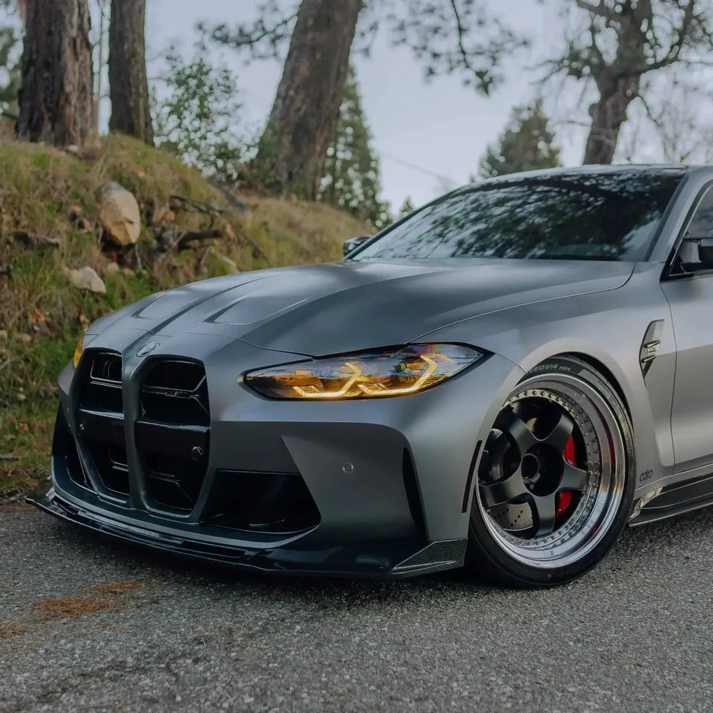 V Style Carbon Fiber Front Lip - BMW G80 M3 & G82/G83 M4