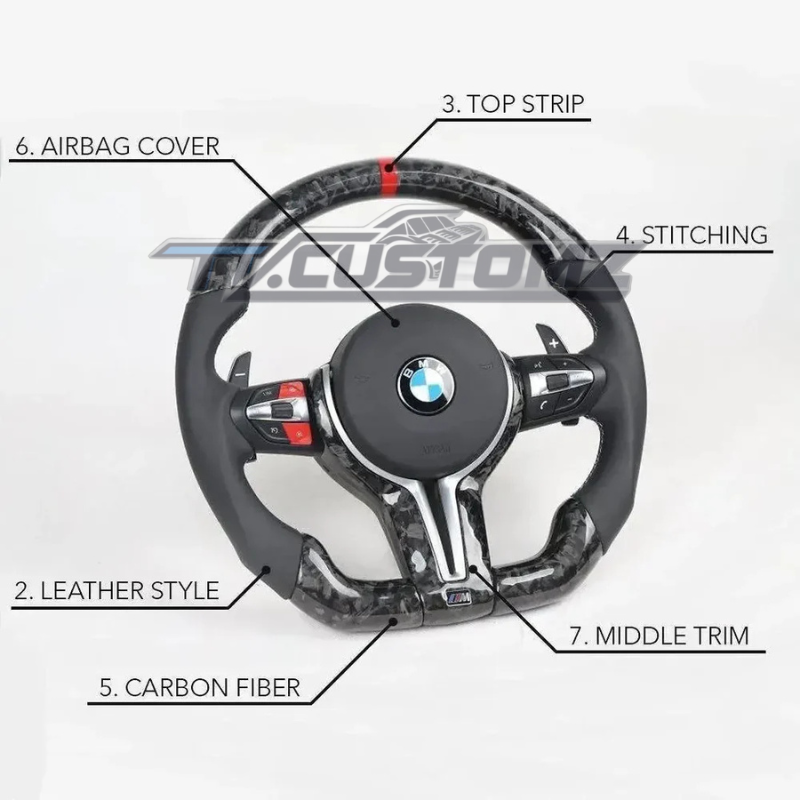 BMW M STYLE CUSTOMIZABLE STEERING WHEEL