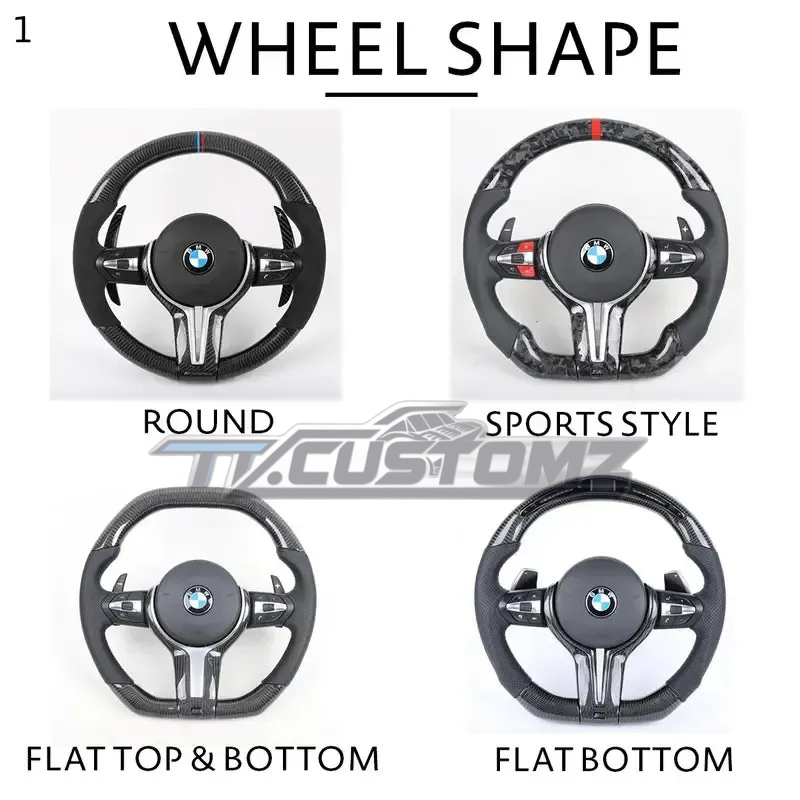 BMW M STYLE CUSTOMIZABLE STEERING WHEEL