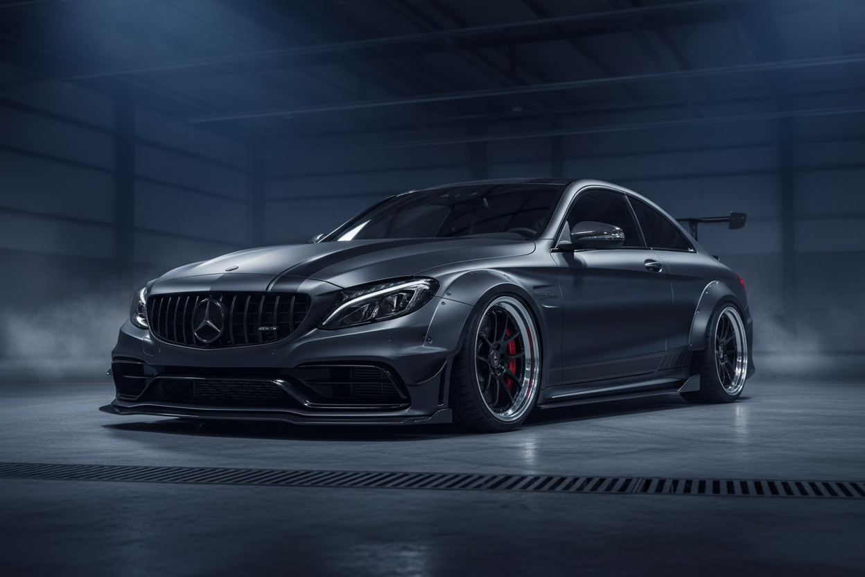 modified C63 in 2400x1275 dimensions 