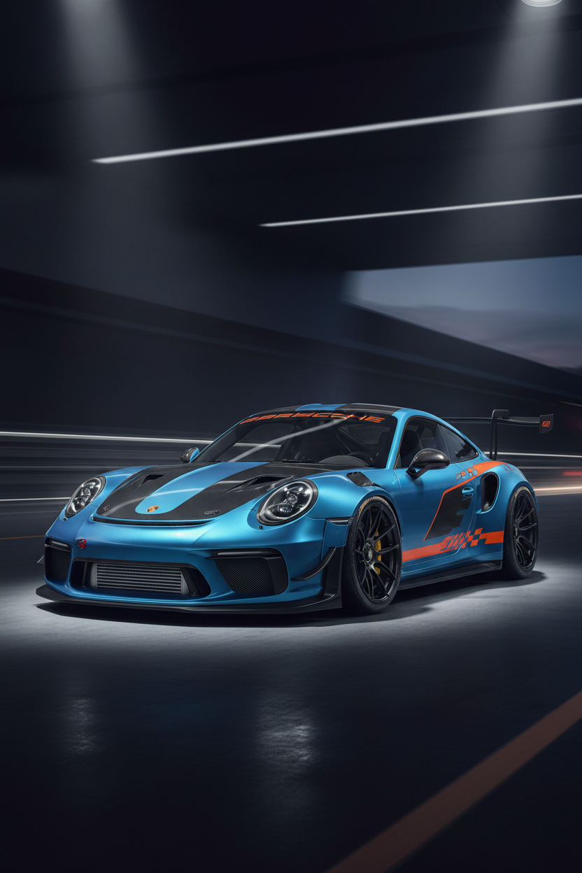 modified Porsche GT3 RS in 671x720 dimensions 